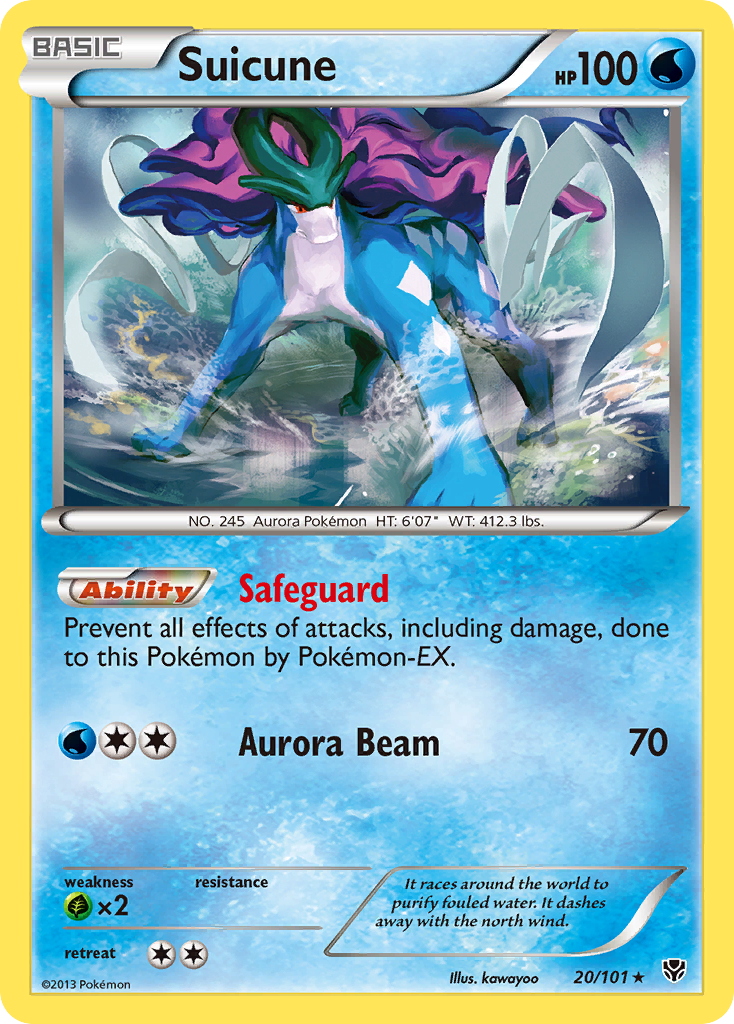 Suicune (20/101) [Black & White: Plasma Blast] | Exor Games Summserside