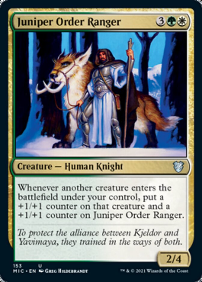 Juniper Order Ranger [Innistrad: Midnight Hunt Commander] | Exor Games Summserside