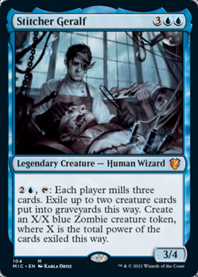 Stitcher Geralf [Innistrad: Midnight Hunt Commander] | Exor Games Summserside