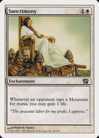 Sanctimony [Eighth Edition] | Exor Games Summserside
