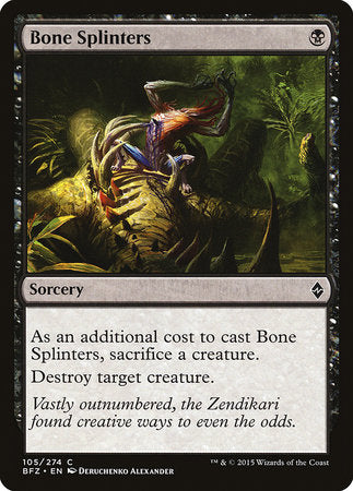 Bone Splinters [Battle for Zendikar] | Exor Games Summserside