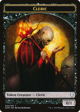 Cleric Token [Dominaria Tokens] | Exor Games Summserside