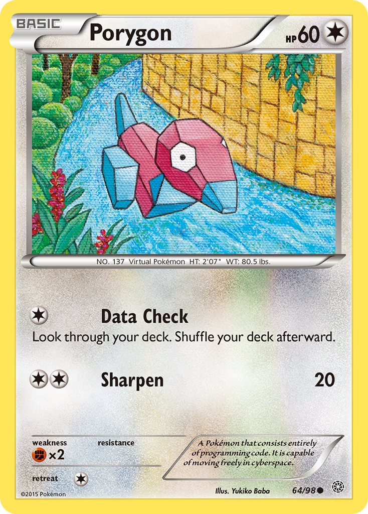 Porygon (64/98) [XY: Ancient Origins] | Exor Games Summserside