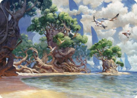 Yavimaya Coast Art Card [Dominaria United Art Series] | Exor Games Summserside