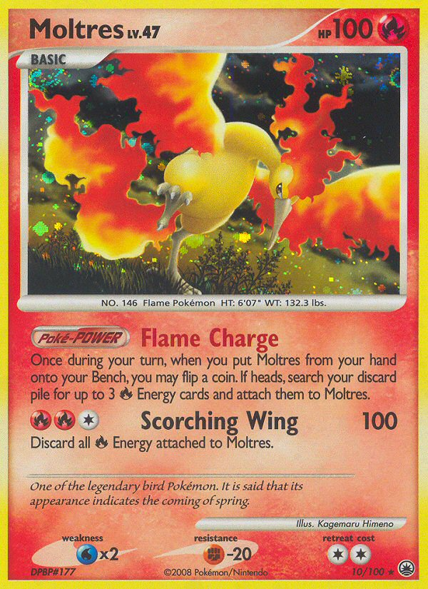 Moltres (10/100) [Diamond & Pearl: Majestic Dawn] | Exor Games Summserside