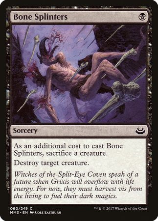 Bone Splinters [Modern Masters 2017] | Exor Games Summserside