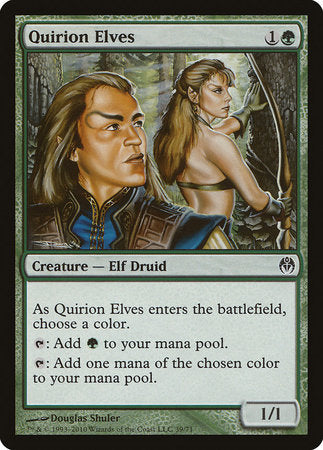 Quirion Elves [Duel Decks: Phyrexia vs. the Coalition] | Exor Games Summserside