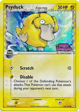 Psyduck (81/110) (Delta Species) (Stamped) [EX: Holon Phantoms] | Exor Games Summserside