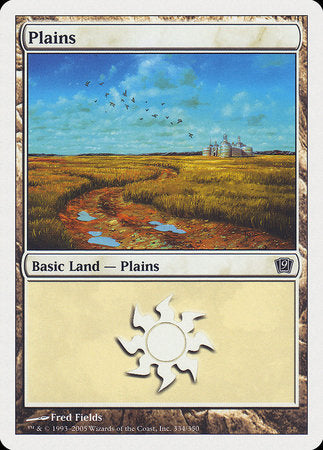 Plains (334) [Ninth Edition] | Exor Games Summserside