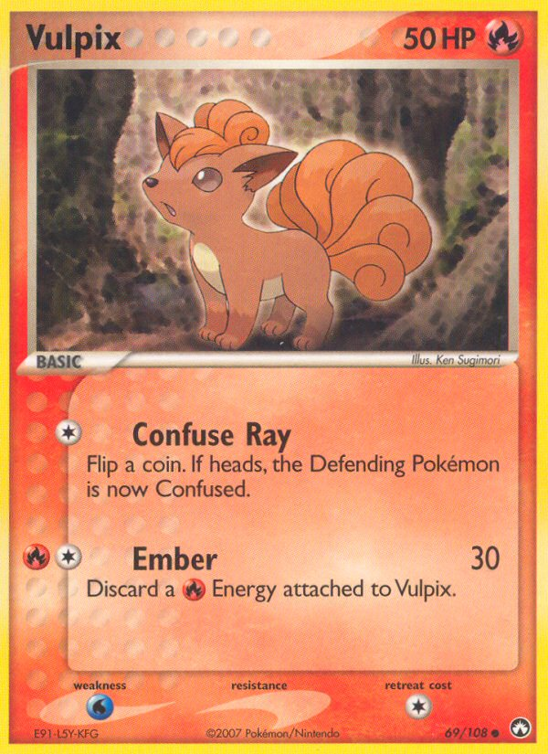 Vulpix (69/108) [EX: Power Keepers] | Exor Games Summserside