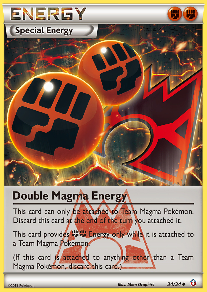 Double Magma Energy (34/34) [XY: Double Crisis] | Exor Games Summserside