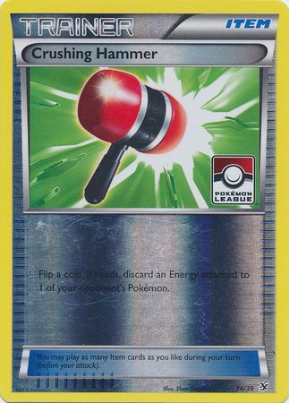 Crushing Hammer (34/39) (League Promo) [XY: Kalos Starter Set] | Exor Games Summserside