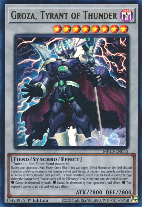 Groza, Tyrant of Thunder [MP23-EN055] Ultra Rare | Exor Games Summserside