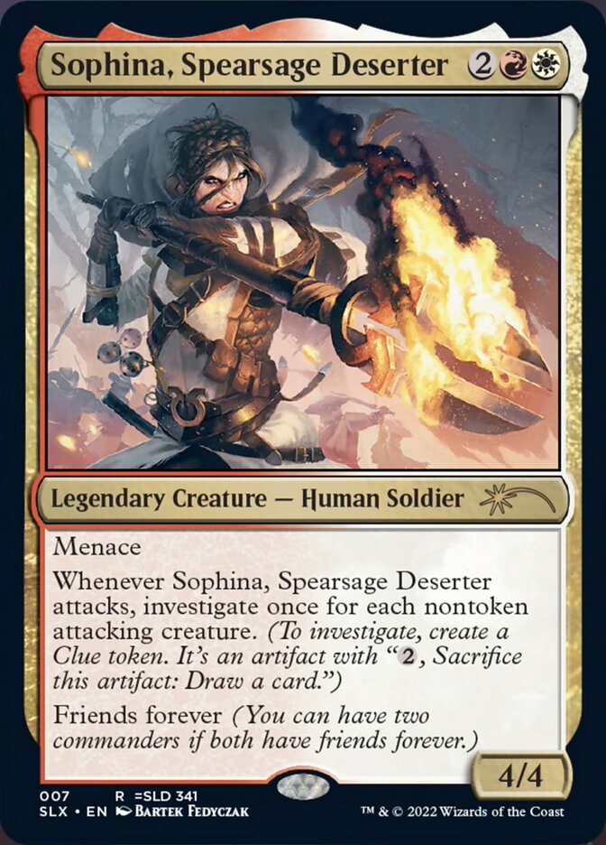 Sophina, Spearsage Deserter [Secret Lair: Universes Within] | Exor Games Summserside