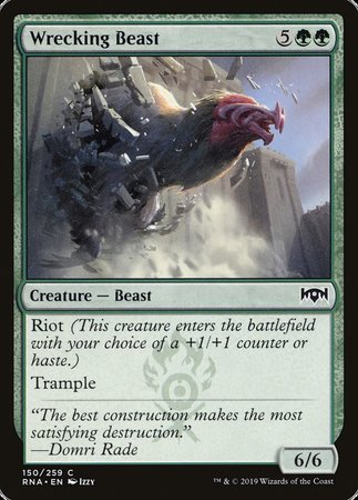 Wrecking Beast [Ravnica Allegiance] | Exor Games Summserside