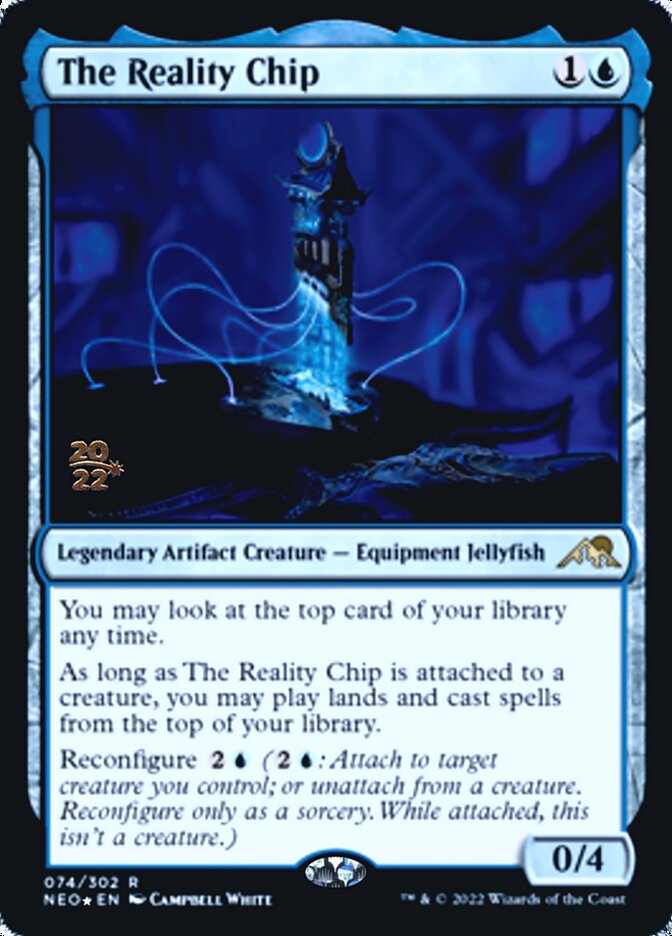 The Reality Chip [Kamigawa: Neon Dynasty Prerelease Promos] | Exor Games Summserside