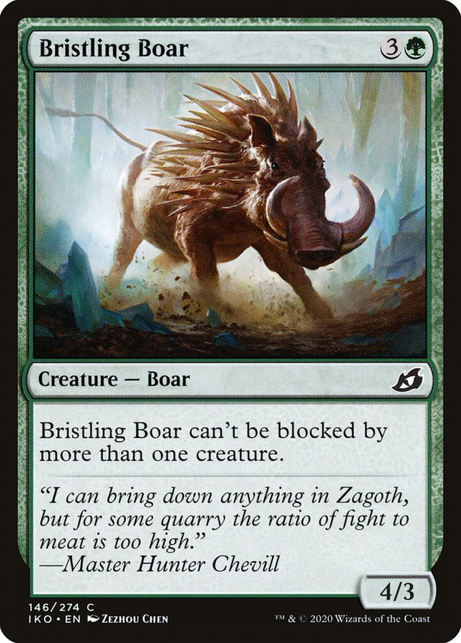 Bristling Boar [Ikoria: Lair of Behemoths] | Exor Games Summserside