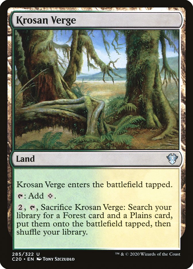 Krosan Verge [Commander 2020] | Exor Games Summserside