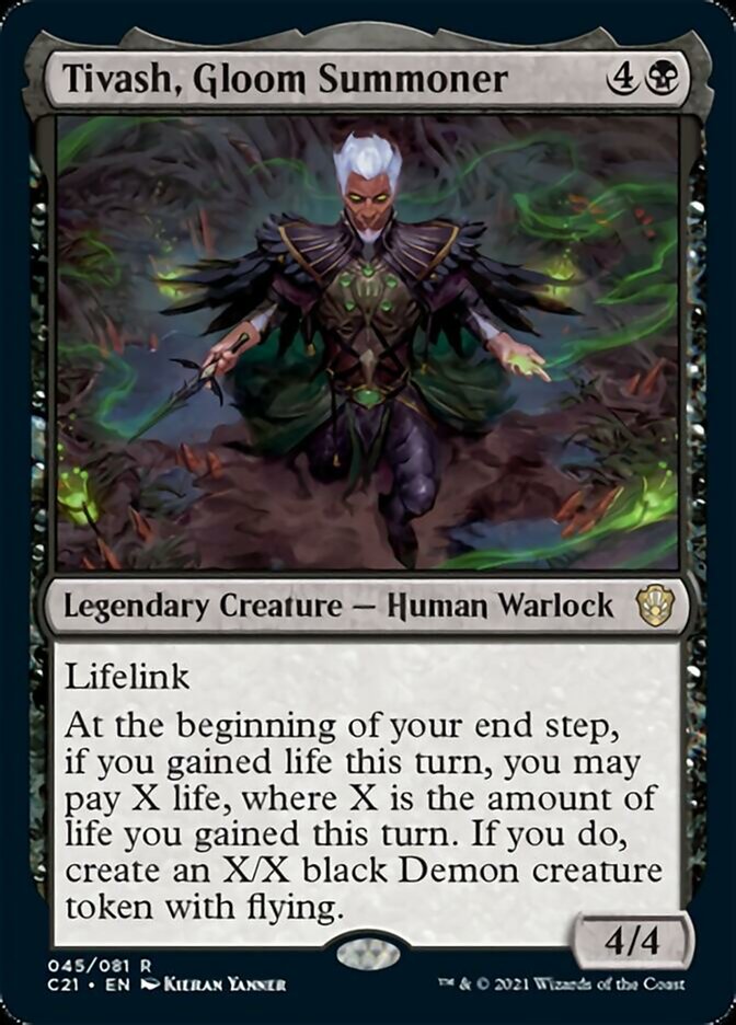 Tivash, Gloom Summoner [Commander 2021] | Exor Games Summserside