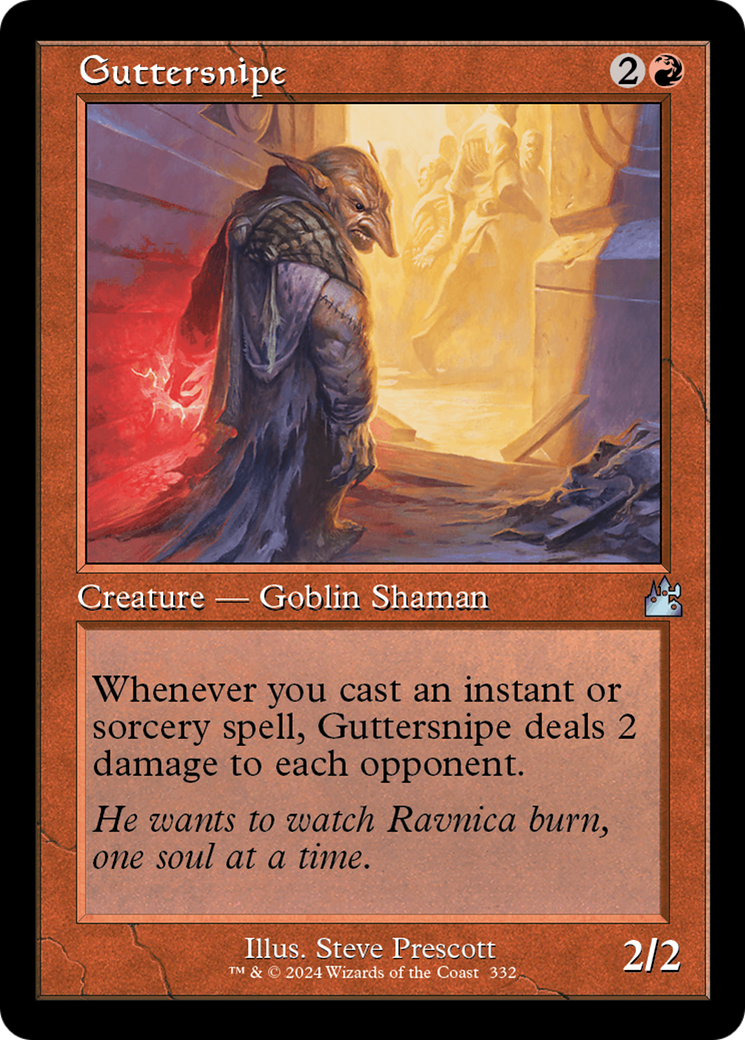 Guttersnipe (Retro Frame) [Ravnica Remastered] | Exor Games Summserside