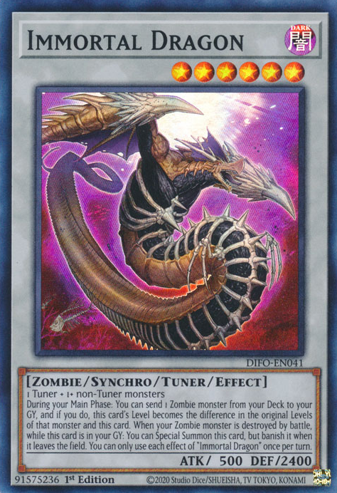 Immortal Dragon [DIFO-EN041] Super Rare | Exor Games Summserside