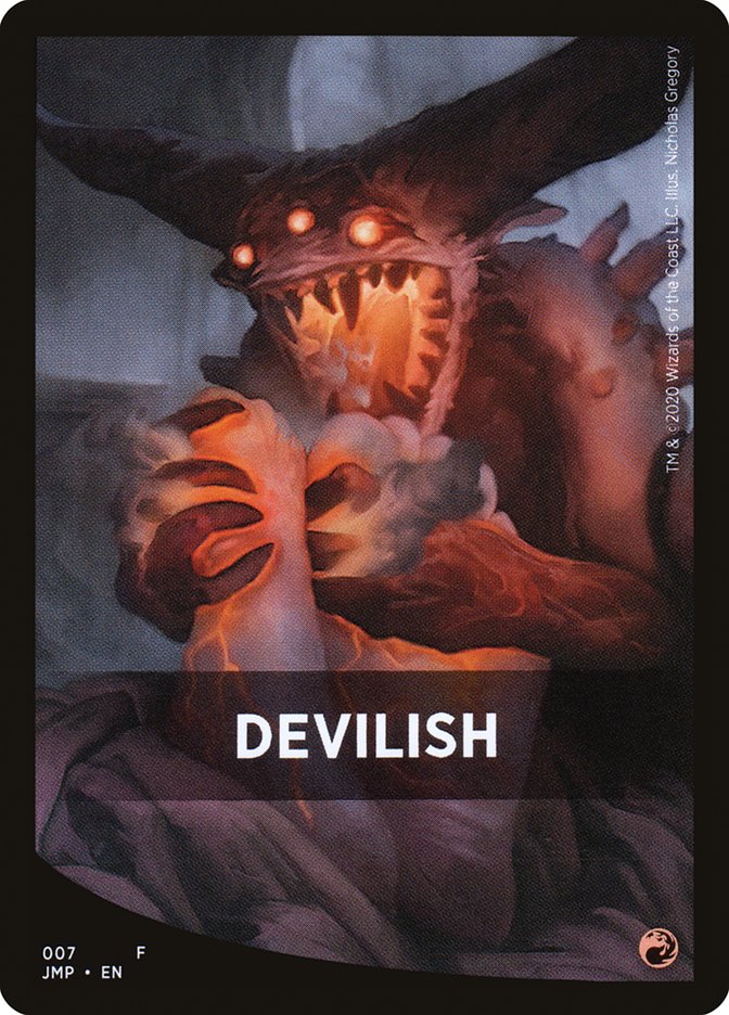 Devilish Theme Card [Jumpstart Front Cards] | Exor Games Summserside