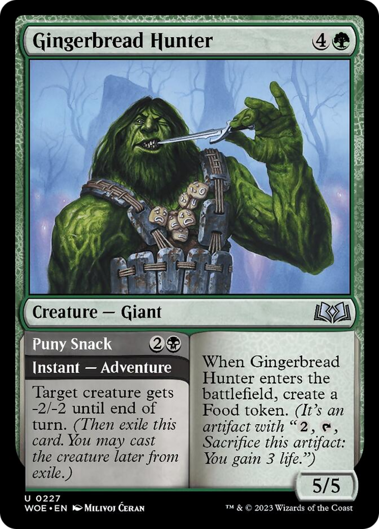 Gingerbread Hunter // Puny Snack [Wilds of Eldraine] | Exor Games Summserside