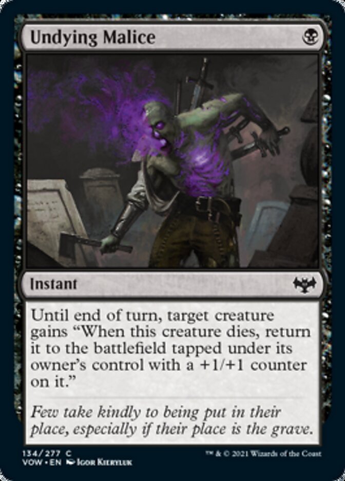 Undying Malice [Innistrad: Crimson Vow] | Exor Games Summserside