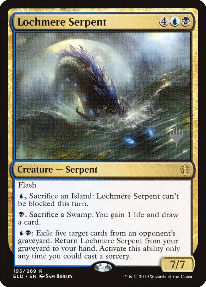 Lochmere Serpent (Promo Pack) [Throne of Eldraine Promos] | Exor Games Summserside