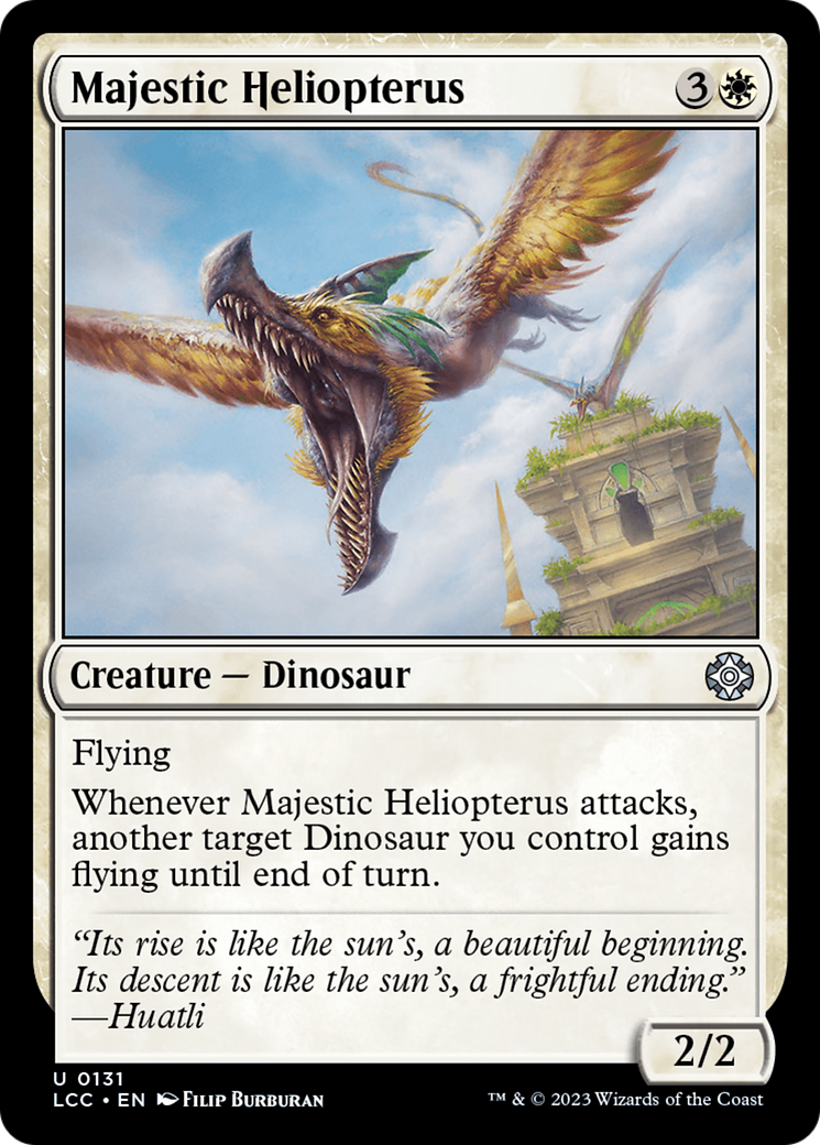 Majestic Heliopterus [The Lost Caverns of Ixalan Commander] | Exor Games Summserside