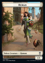 Eldrazi Spawn // Human Double-sided Token [Streets of New Capenna Commander Tokens] | Exor Games Summserside