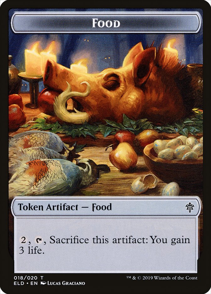 Food (018/020) [Throne of Eldraine Tokens] | Exor Games Summserside