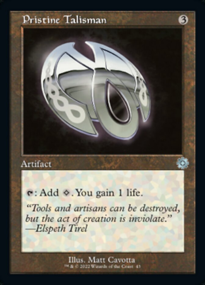 Pristine Talisman (Retro) [The Brothers' War Retro Artifacts] | Exor Games Summserside