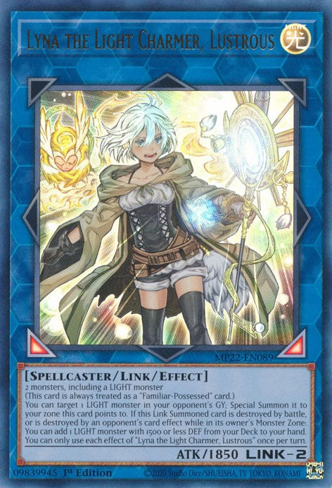 Lyna the Light Charmer, Lustrous [MP22-EN089] Ultra Rare | Exor Games Summserside