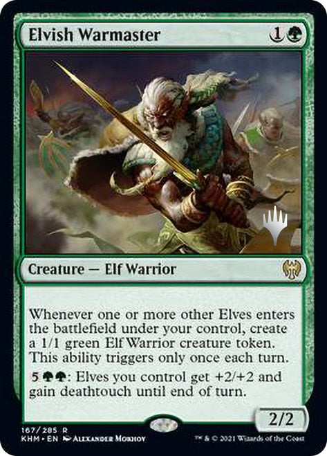 Elvish Warmaster [Kaldheim Promo Pack] | Exor Games Summserside