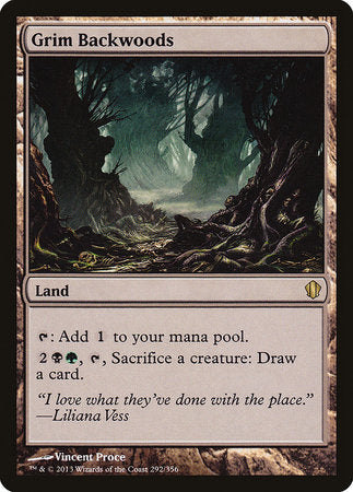 Grim Backwoods [Commander 2013] | Exor Games Summserside