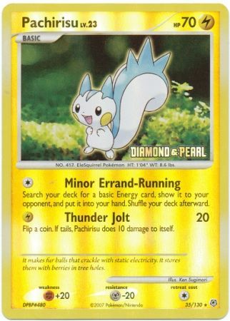 Pachirisu (35/130) [Burger King Promos: 2008 Collection] | Exor Games Summserside