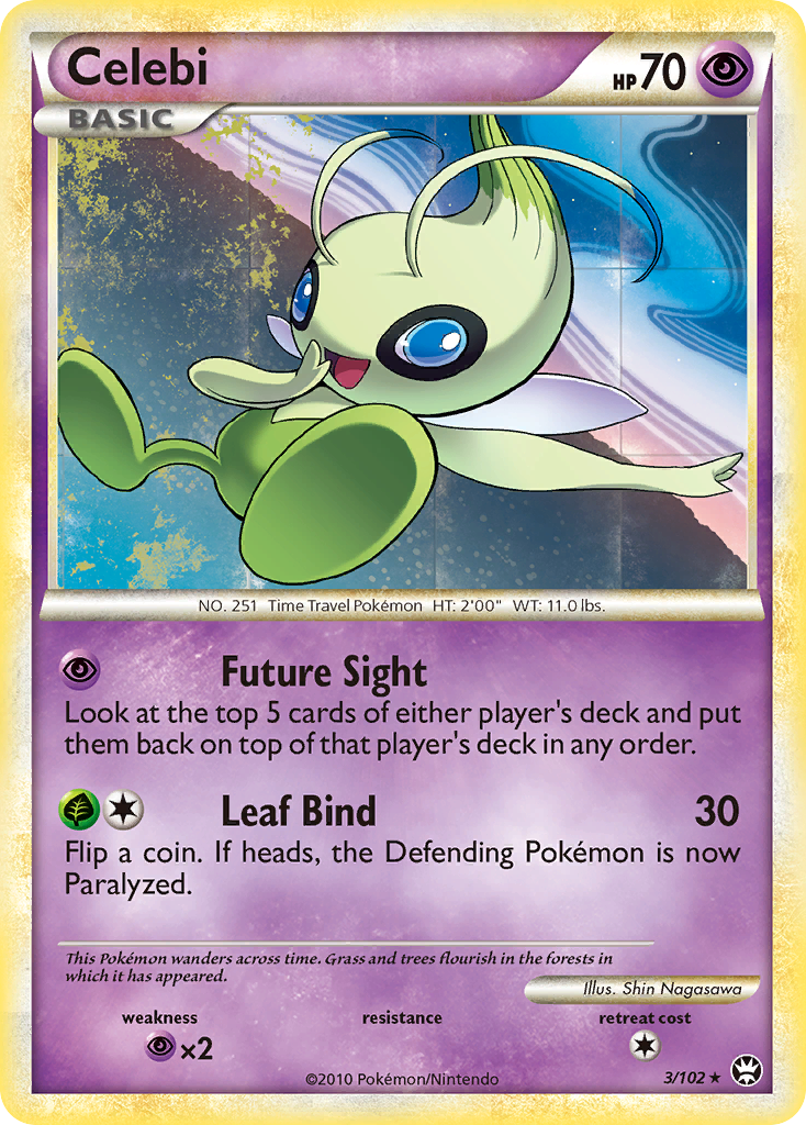 Celebi (3/102) [HeartGold & SoulSilver: Triumphant] | Exor Games Summserside