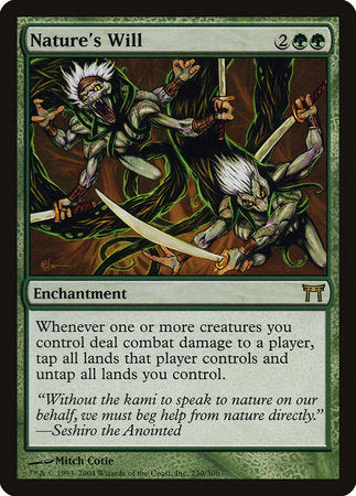 Nature's Will [Champions of Kamigawa] | Exor Games Summserside