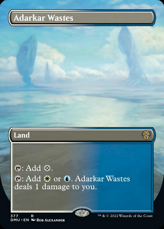 Adarkar Wastes (Borderless Alternate Art) [Dominaria United] | Exor Games Summserside