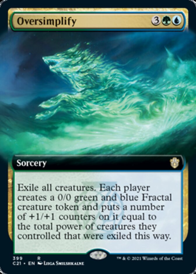 Oversimplify (Extended) [Commander 2021] | Exor Games Summserside