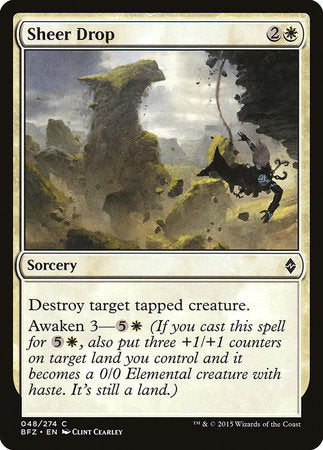 Sheer Drop [Battle for Zendikar] | Exor Games Summserside
