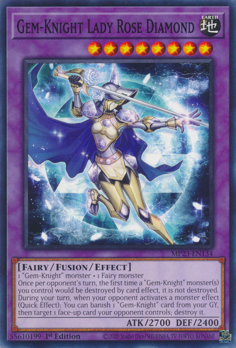Gem-Knight Lady Rose Diamond [MP23-EN134] Common | Exor Games Summserside