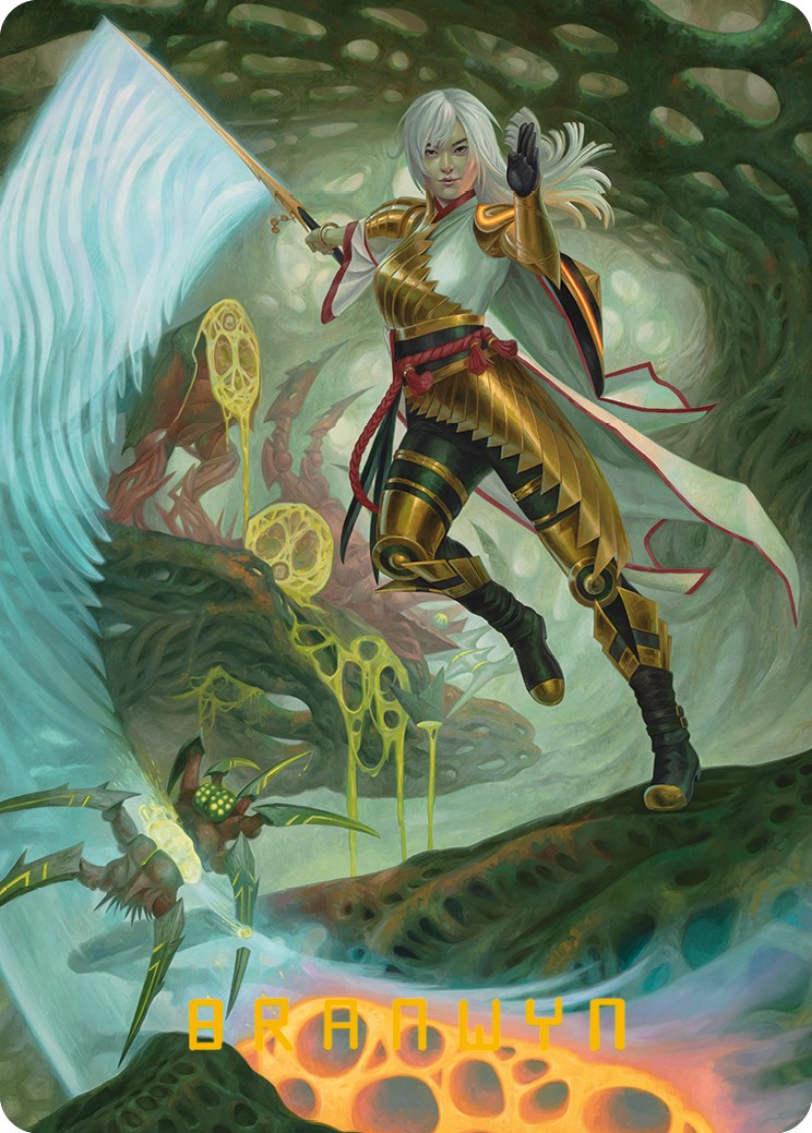 The Eternal Wanderer Art Card (Gold-Stamped Signature) [Phyrexia: All Will Be One Art Series] | Exor Games Summserside