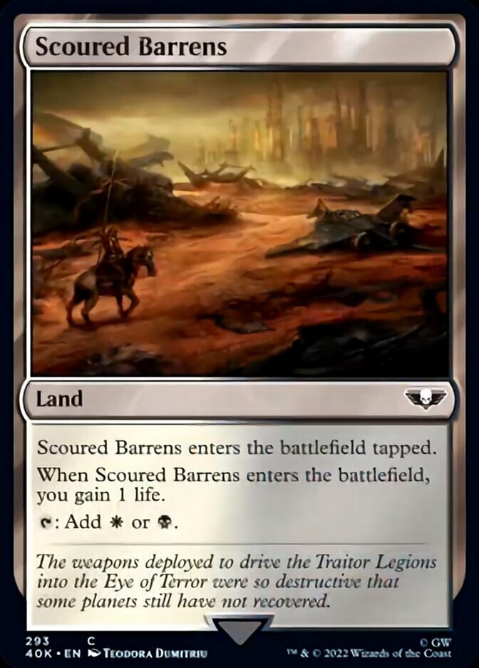 Scoured Barrens [Universes Beyond: Warhammer 40,000] | Exor Games Summserside