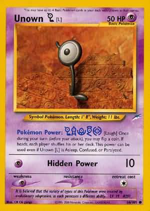 Unown [L] (86/105) [Neo Destiny Unlimited] | Exor Games Summserside