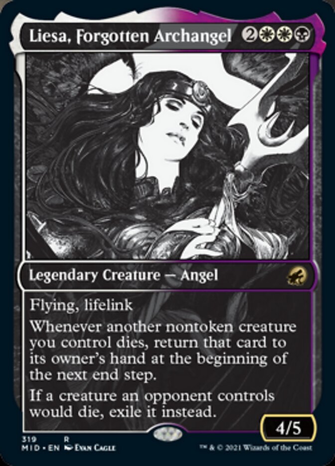 Liesa, Forgotten Archangel (Showcase Eternal Night) [Innistrad: Midnight Hunt] | Exor Games Summserside