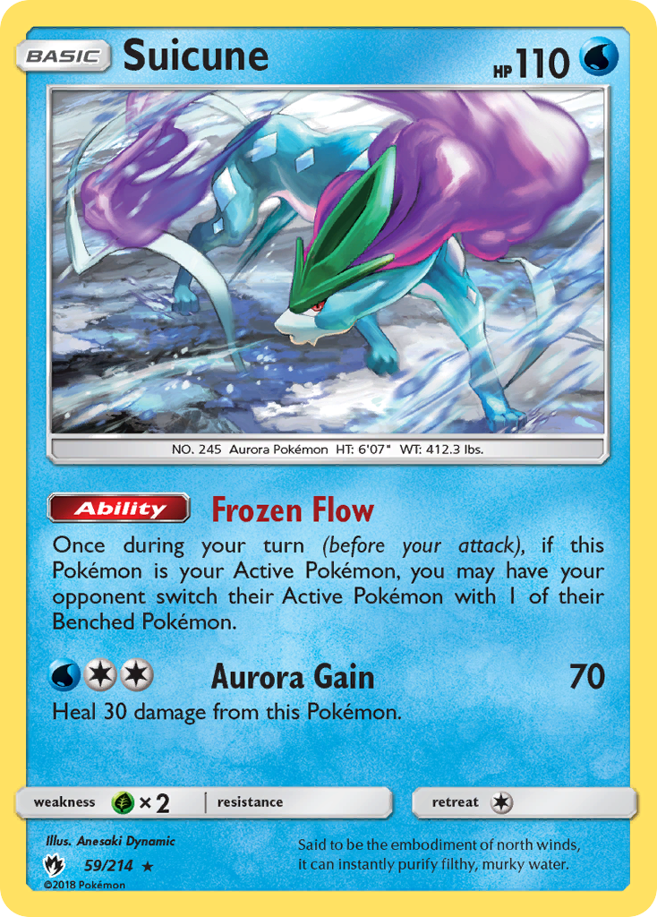 Suicune (59/214) [Sun & Moon: Lost Thunder] | Exor Games Summserside