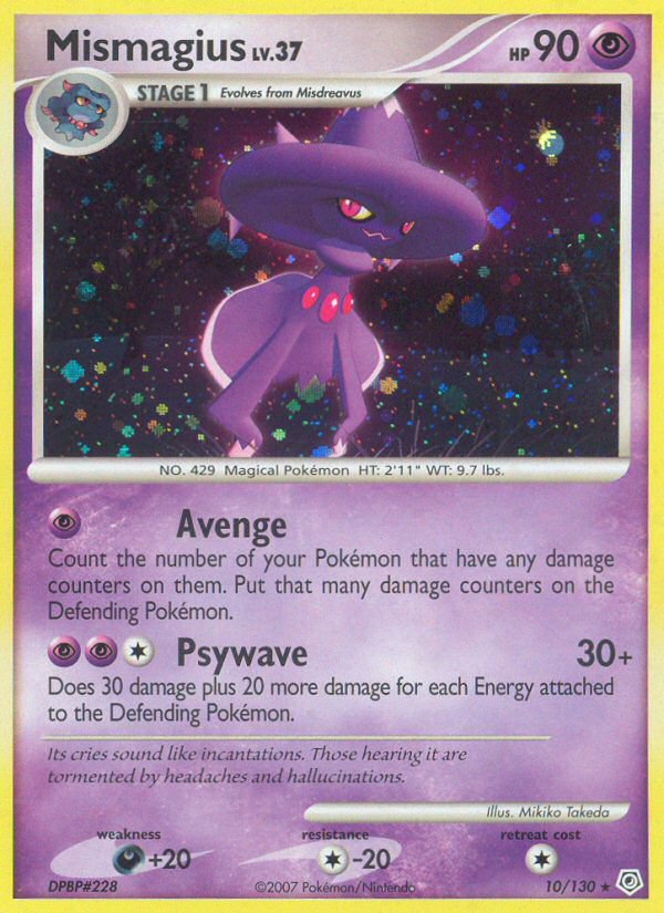 Mismagius (10/130) [Diamond & Pearl: Base Set] | Exor Games Summserside