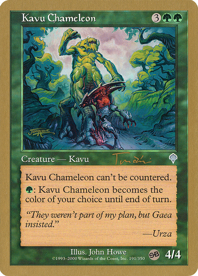 Kavu Chameleon (Jan Tomcani) (SB) [World Championship Decks 2001] | Exor Games Summserside